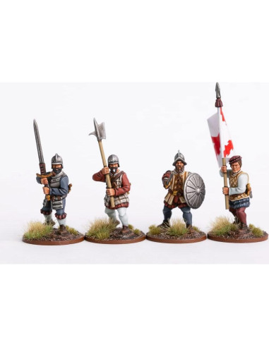 Conjunto de Figuras de Conquistadores Wargames Atlantic 24 Piezas