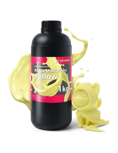 Resina Aqua Phrozen 1KG Amarillo Macarón para Impresión 3D