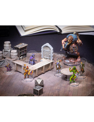 Conjunto de Miniaturas Planas Arcknight 167 Piezas D&D y Pathfinder