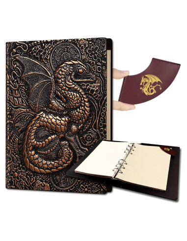 Cuaderno DND Ancient Deer 400 Páginas Cuero Sintético