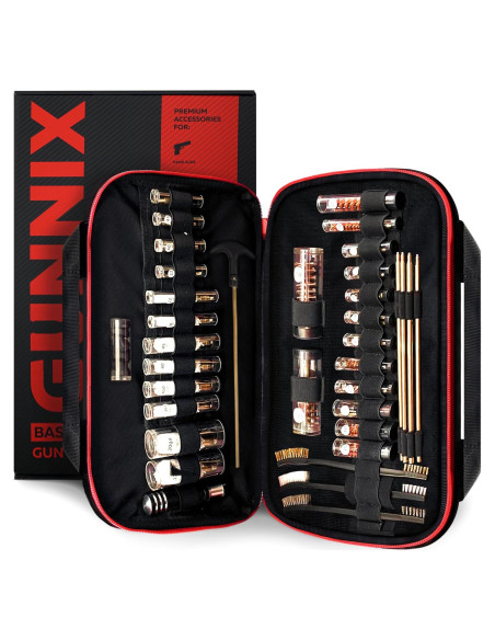 Kit de Limpieza de Armas GUNNIX - 36 Piezas en Funda Oxford Kit de Limpieza de Armas GUNNIX - 36 Piezas en Funda Oxford