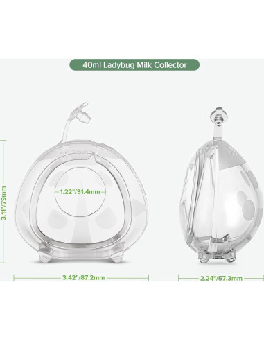 Recolector de Leche Materna Haakaa Mariquita 40ml Silicona