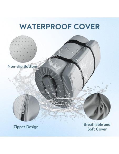 Colchón de Camping Magik & Kover 182.88x60.96x7.62 cm Impermeable Colchón de Camping Magik & Kover 182.88x60.96x7.62 cm Impermeable