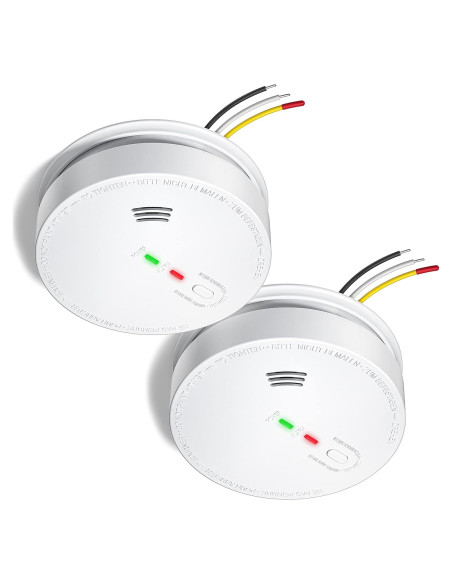 Detector de Humo Interconectado SITERLINK GS517 - 2 Paquetes Detector de Humo Interconectado SITERLINK GS517 - 2 Paquetes