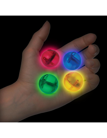PicassoTiles 8pc Canicas LED Brillantes Activadas por Movimiento PicassoTiles 8pc Canicas LED Brillantes Activadas por Movimiento