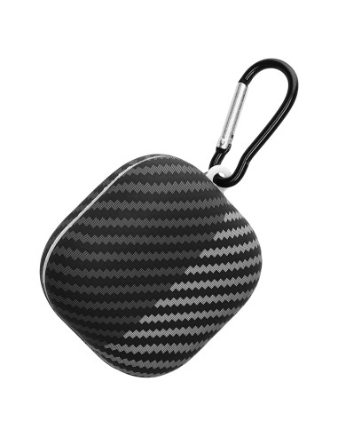 Funda de Aramida kwmobile para Auriculares Beats Fit Pro - Negro/Gris