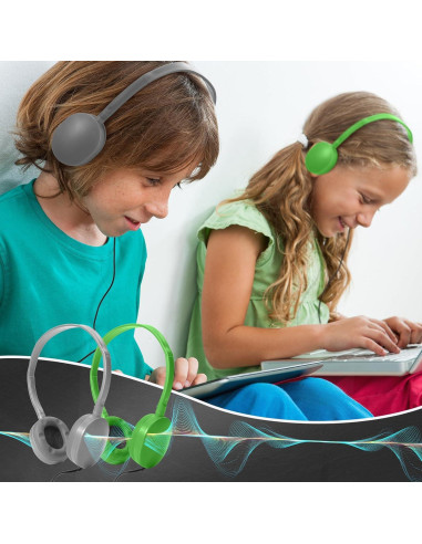 Auriculares con Cable Flutesan para Niños - Paquete de 30 Multicolores