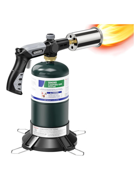 Antorcha de Propano Sondiko L8010 con Base Soporte Gas Antorcha de Propano Sondiko L8010 con Base Soporte Gas