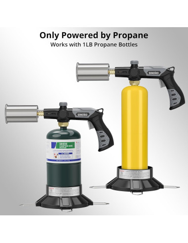 Antorcha de Propano Sondiko L8010 con Base Soporte Gas