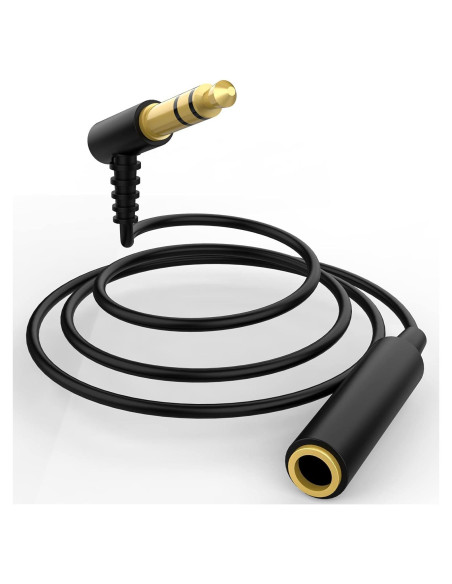 Cable de extensión de audio 3.5mm Zosvoses 1.22m para auriculares Cable de extensión de audio 3.5mm Zosvoses 1.22m para auriculares