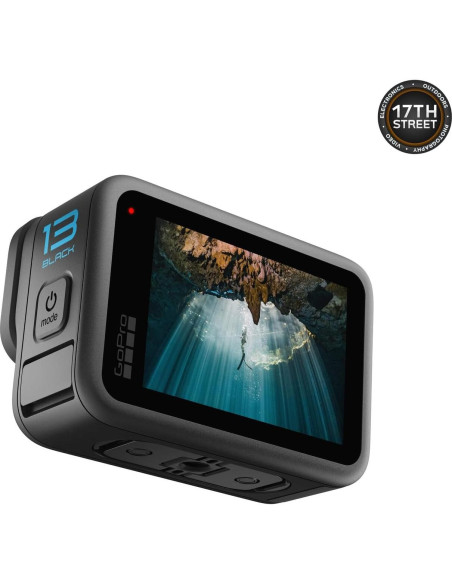 Cámara de Acción GoPro HERO13 Negra 27MP 5.3K con Batería y SD Cámara de Acción GoPro HERO13 Negra 27MP 5.3K con Batería y SD