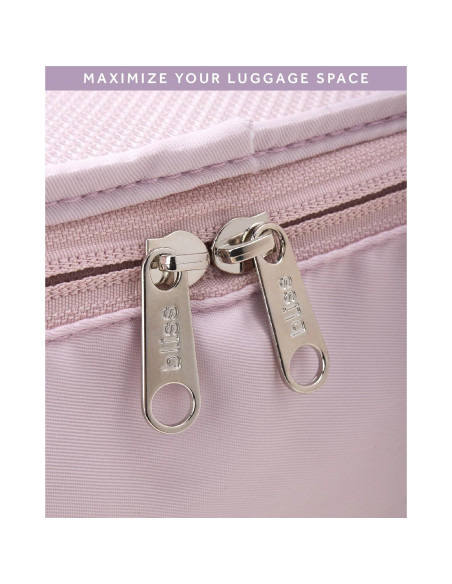 Cubos de Empaque Bliss 3Pcs Malva - Organizador de Viaje Nylon Cubos de Empaque Bliss 3Pcs Malva - Organizador de Viaje Nylon