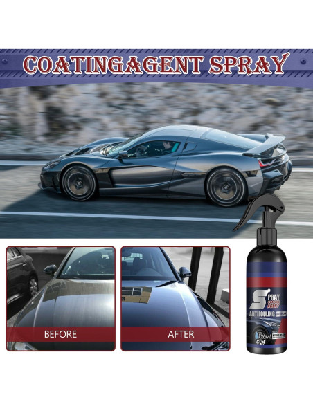 Spray Cerámico 3 en 1 Shantou Rayhong 240ml para Autos Spray Cerámico 3 en 1 Shantou Rayhong 240ml para Autos