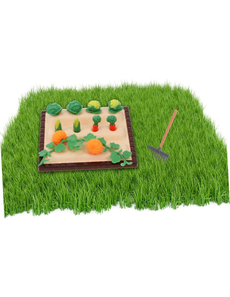 Kit Miniatura de Jardín NUOBESTY con Pala y Rastrillo Kit Miniatura de Jardín NUOBESTY con Pala y Rastrillo