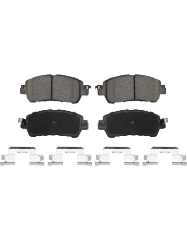 Pastillas de freno delanteras Detroit Axle P-1852 para Toyota Yaris