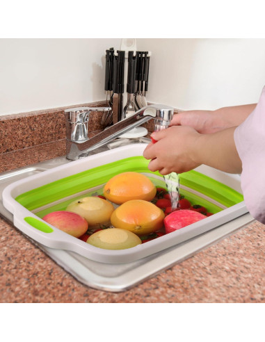 Paquete de 2 Tablas de Cortar Plegables Tiawudi 40 cm Ecológicas