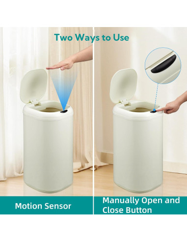 Basurero Automático Garvee 30L con Sensor de Movimiento