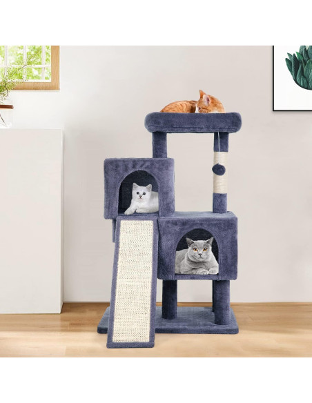 Árbol para Gatos BestPet 91 cm con Rampa y Condominios Árbol para Gatos BestPet 91 cm con Rampa y Condominios