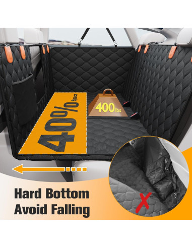 Funda de Asiento Trasero para Perros PETICON 2 en 1 Impermeable