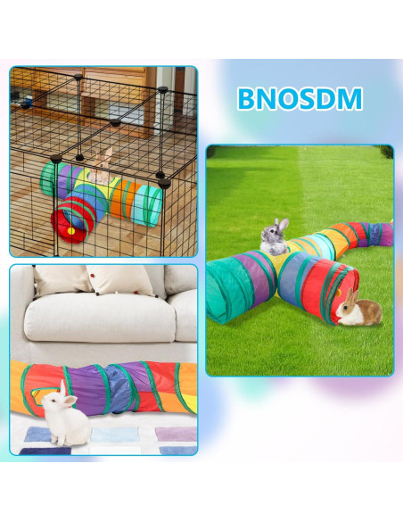 Túnel de Conejo BNOSDM 3 Vías y Tipo S, Juguetes para Mascotas Túnel de Conejo BNOSDM 3 Vías y Tipo S, Juguetes para Mascotas