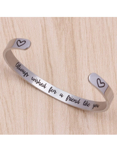 Pulsera Motivacional Btysun para Mujeres - Acero Inoxidable