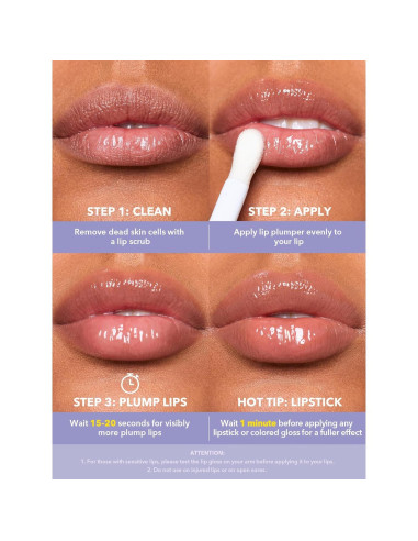Brillo Labial Voluminizador SHEGLAM 30g Acabado Brillante