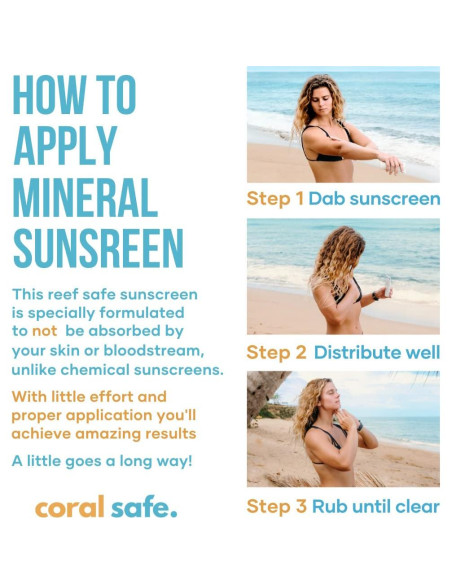 Protector Solar Mineral Coral Safe SPF 50 Stick 14g - Biodegradable Protector Solar Mineral Coral Safe SPF 50 Stick 14g - Biodegradable