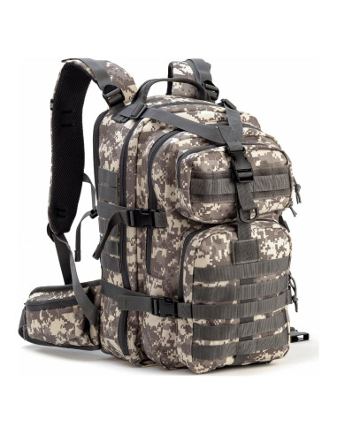 Mochila Táctica Gelindo 35L Camuflaje con Sistema Molle