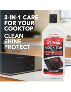 Limpiador de Cocina Weiman 0.28L y 3 Almohadillas de Limpieza 2