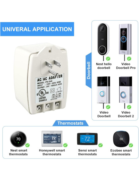 Transformador Hotop 24V 40VA Enchufable con Fusible PTC Transformador Hotop 24V 40VA Enchufable con Fusible PTC