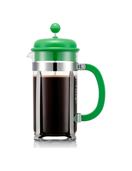 Cafetera de Émbolo Bodum 1006ml Verde Manzana con Filtro Inoxidable Cafetera de Émbolo Bodum 1006ml Verde Manzana con Filtro Inoxidable