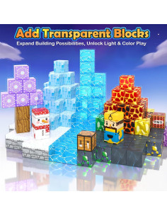 Bloques Magnéticos Toylogy 100PCS Juguetes Educativos 3-8 Años 2