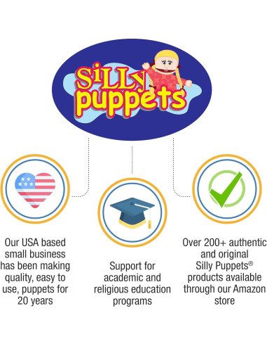 Títere de Cuerpo Completo Silly Puppets 63.5cm Ventrílocuo