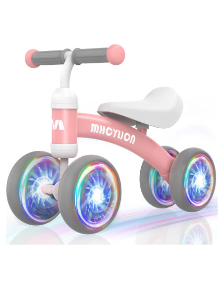 Bicicleta de Equilibrio MHCYLION Rosa Brillante para Bebés 10-24 Meses Bicicleta de Equilibrio MHCYLION Rosa Brillante para Bebés 10-24 Meses