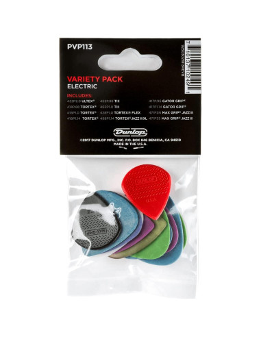Paquete de 12 Púas de Guitarra Eléctrica Jim Dunlop PVP113