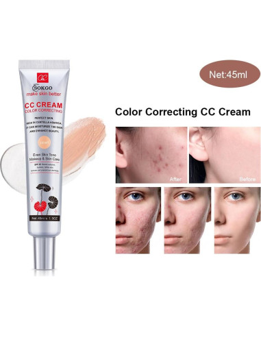Crema CC Correctora de Color Fovcos SPF 25 120g Oscuro