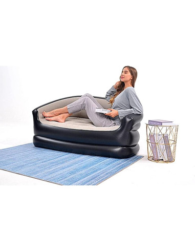Sofá Inflable Doble Yosogo con Bomba de Aire - 150kg