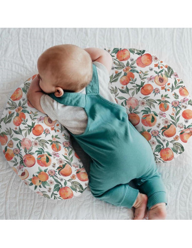 Funda de Almohada de Lactancia Vintage Duraznos 55.88x45.72 cm