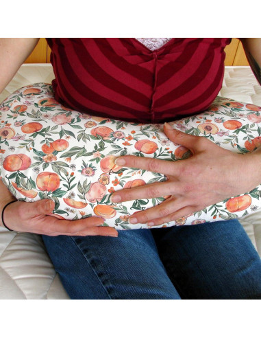 Funda de Almohada de Lactancia Vintage Duraznos 55.88x45.72 cm