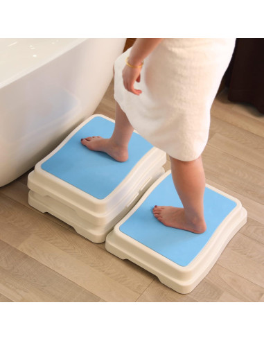 Escalón de Baño Antideslizante Wefaner - Juego de 3 Piezas