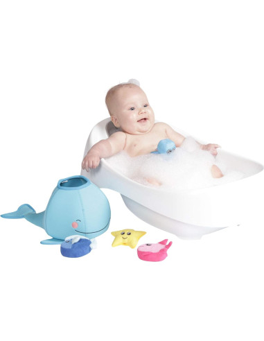 Juguete de Baño Flotante Manhattan Toy Ballena 5 Piezas