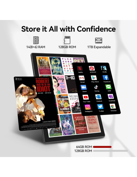 Tableta Android 13 Kimlok 10.1" 14GB RAM 128GB 4G LTE Tableta Android 13 Kimlok 10.1" 14GB RAM 128GB 4G LTE