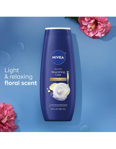 NIVEA Gel de Ducha Nutritivo 591 ml con Suero y Vitamina E