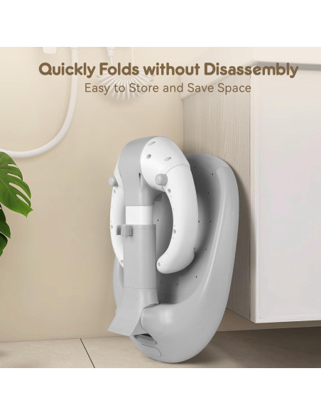 Soporte de Ducha Ajustable para Bebés Hebei Duoduohani Gris Soporte de Ducha Ajustable para Bebés Hebei Duoduohani Gris