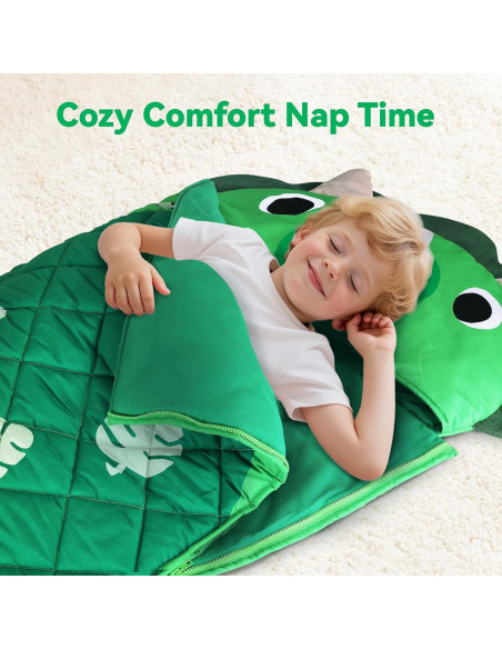 Saco de dormir iPlay, iLearn Dinosaurio 137x69 cm 2 en 1 Saco de dormir iPlay, iLearn Dinosaurio 137x69 cm 2 en 1