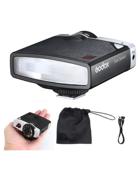 Flash Godox Lux Junior Retro de Cámara GN12 6000K Manual/Automático Flash Godox Lux Junior Retro de Cámara GN12 6000K Manual/Automático