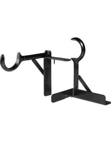 Soporte de Cortina Tap Negro Spark Innovators - Juego de 2