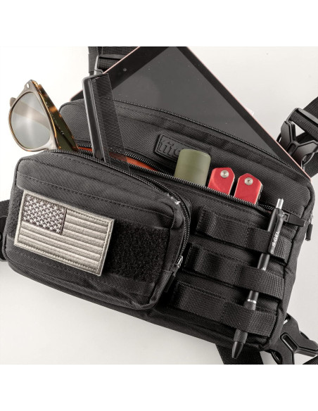 Mochila de Pecho Fitdom CP-2 para Ejercicio y Ciclismo Mochila de Pecho Fitdom CP-2 para Ejercicio y Ciclismo