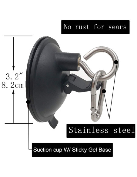 Gancho de Ventosa para Perro y Gato YYST - Acero Inoxidable Gancho de Ventosa para Perro y Gato YYST - Acero Inoxidable