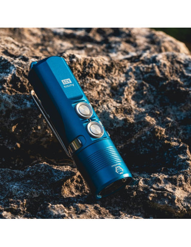 Linterna EDC RovyVon Aurora A23 USB-C 1000 Lúmenes Azul